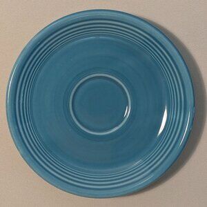 Vintage Fiesta Turquoise Saucer, Homer Laughlin 1936-1959